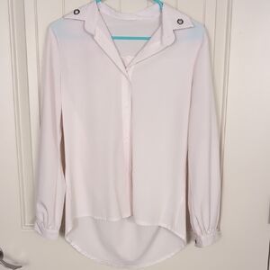 Elegant Light Pink Women's Blouse